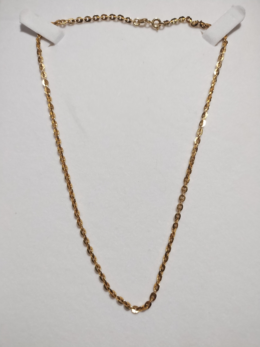 18kt Gold Twisted Link Necklace - Elegant Women's Jewelry